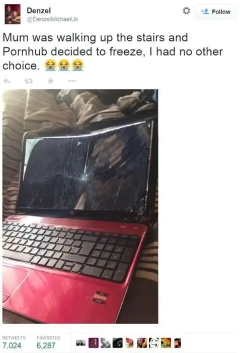 Broken Laptop